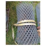 Partial Roll of Chain Link Fence