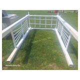 White Vinyl Trellis