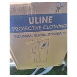 (5) Boxes Elastic Industrial Coveralls 25/Box -All
