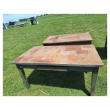 (2) Steel Work Tables 5' x 34' (Each)