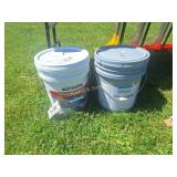 (2) 5 gal. Buckets Paint: Concrete Garage Paint,