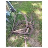 Vintage Chain Fence Stretcher & Hay Fork Grab