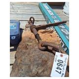 Bag Truck Chains & Ratchet Binder (Both)