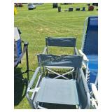(2) Folding Camp Chairs (Both)