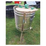 Stainless 2'x2' Honey Extractor on Legs,