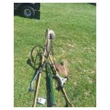 Lay Off Hand Plow & Tripod Lawn Sprinkler