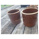 (2) 1 Gal. Crocks (Each)