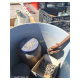 Bucket & Box: Nails, Drill Press, Bits (All)