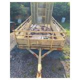 5'x10' Tandem Axel Trailer w/ Ramp -NO TITLE