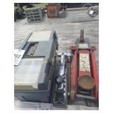 (3) Pneumatic Tools in Plastic Toolbox,