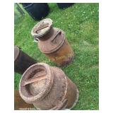 (2) 10 gal. Milk Cans (Each)