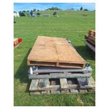 (3) Various Size Pallets w/ Casters (Each)