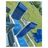 (2) Camp Recliner Folding Chairs (Both)