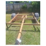 6-1/2' x 9' Utility Trailer Frame - NO TITLE
