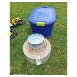 Blue Tote: Gutter Parts & Chimney Caps