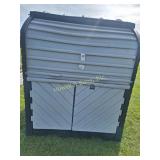 Plastic 5' x 5' x 6' Yard Tool Shed