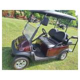 Club Car 48V Elec. Golf Cart, Rear Seat, Charger