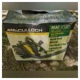 GAS POWERED MCCULLOCH MACK 325 BP BACKPACK BLOWER WITH ORIGINAL BOX