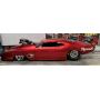 PLYMOUTH DRAG CAR W/TRAILER & HUGE DIE CAST CAR COLLECTION