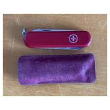 RARE VINTAGE WENGER DIPLOMAT UTILITY KNIFE WITH CASE - CHECKOUT