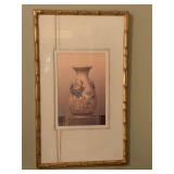 PAIR NICELY FRAMED/MATTED POTTERY PRINTS 15X25 - UP BED 2