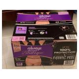 BOX OF ALWAYS DISCREET BOUTIQUE UNDERWEAR SIZE S/M - UP MASTER BATH