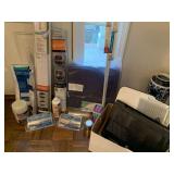 BOX FULL OF VENT COVERS, WOOD PUTTY & MORE - FOYER