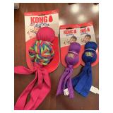 NEW KONG WUBBA DOG TOY & 2 NEW KONG DOG TOYS - FOYER
