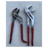 2 SLIP JOINT PLIERS - GARAGE
