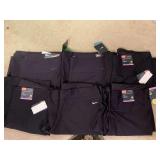 6 PAIR 1XL ATHLETIC PANTS (5 NEW W/ TAG) - UP BED 1