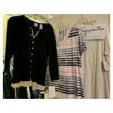 LADIES TOPS - 9 SIZE XL (MOSTLY NEW W/ TAGS) - UP BED 2 CLOSET