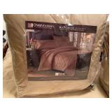 NEW FULL/QUEEN CHRIS MADDEN MICROMINK BLANKET (TAN) - UP BED 2