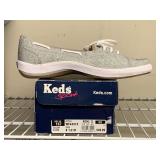 NEW KEDS SILVER MESH TENNIS SHOES SIZE 8 1/2M - UP MASTER CLOSET 2