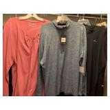 4 LADIES TOPS SIZE 2XL & 2 LADIES TOPS SIZE 3XL (SOME NEW W/ TAGS) - UP BED 1 CLOSET