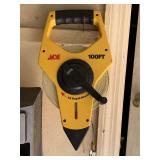 ACE 100 FT TAPE MEASURE W/ RAPID REWIND - GARAGE