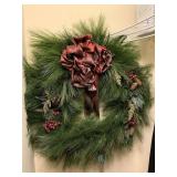EXTRA LARGE CHRISTMAS WREATH 43" ROUND - UP BED 1 CLOSET