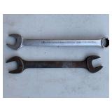 2 EXTRA LARGE WRENCHES - GARAGE