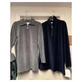 2 NEW LIZ CLAIBORNE ZIP FRONT PULLOVERS - SIZE SMALL - UP MASTER CLOSET 2