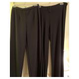 4 SIZE SMALL LADIES PANTS (3 BLACK, 1 BROWN) - UP BED 2 CLOSET