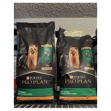 2 BAGS PURINA PRO PLAN (FOR TOY & MINI) DOGS 5 LBS EACH - UP MASTER CLOSET 2
