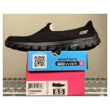 NEW SKECHERS GO WALK BLACK SLIP ONS SIZE 8 1/2M - UP MASTER CLOSET 2