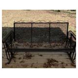 VINTAGE METAL GLIDER 62" LONG - SIDE PORCH