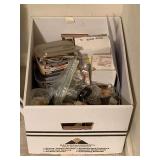 BOX FULL OF SCREWS, NUTS, BOLTS - FOYER