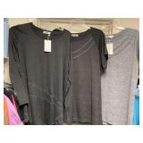 LADIES ATHLETIC WEAR - 10 TOPS (SIZE 2XL- 4 NEW W/ TAG) - UP MASTER CLOSET 2