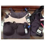 5 NEW SIZE XL SPORTS BRAS - UP MASTER BED