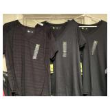 LADIES ATHLETIC WEAR - 10 TOPS (SIZE 2XL- 7 NEW W/ TAG) - UP MASTER CLOSET 2