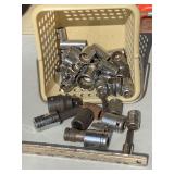 CONTAINER FULL OF MOSTLY PROTO SOCKETS - GARAGE