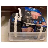 CRATE FULL OF ALWAYS DISCREET BOUTIQUE UNDERWEAR SIZE S/M (CONTAINER W/ LID INCLUDED) - UP MASTER BATH