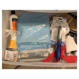 PET LOT TO INCLUDE TOY, BRUSH, WASHABLE PADS, SHAMPOO, COMB & MORE - UP BED 1