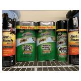 5 NEW CANS SPECTRACIDE WASP & HORNET KILLER & 2 NEW CANS ULTRA KILL ANT & ROACH SPRAY - UP MASTER CLOSET 2